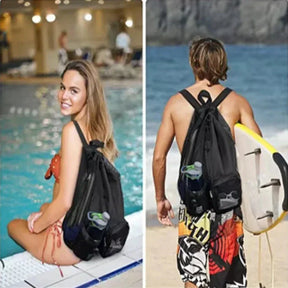 Sac de Sport Respirant avec Compartiment en Maille - Idéal pour Vêtements Humides et Accessoires