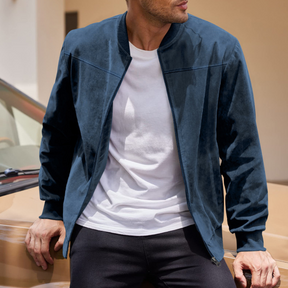 Veste Bomber Homme en Suède - Confort et Élégance au Quotidien