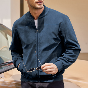 Veste Bomber Homme en Suède - Confort et Élégance au Quotidien