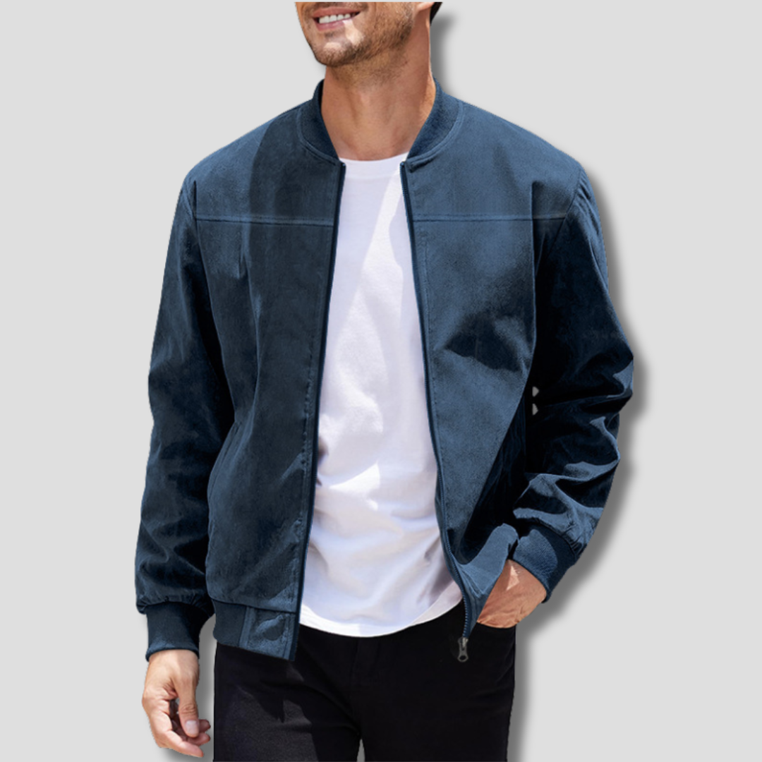 Veste Bomber Homme en Suède - Confort et Élégance au Quotidien