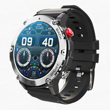 Montre Connectée Homme Étanche - Suivi de Santé et Connectivité Bluetooth
