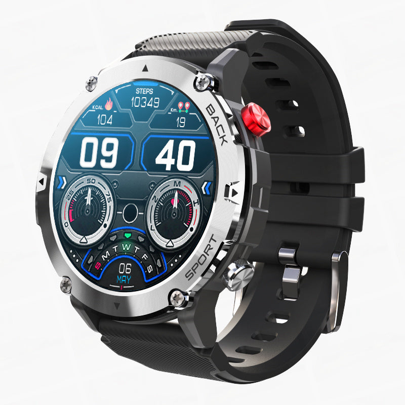 Montre Connectée Homme Étanche - Suivi de Santé et Connectivité Bluetooth