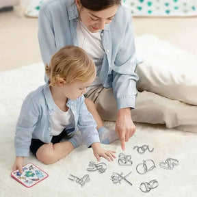 Calendrier de l'Avent en Métal | 24 Puzzles Éducatifs et Amusants