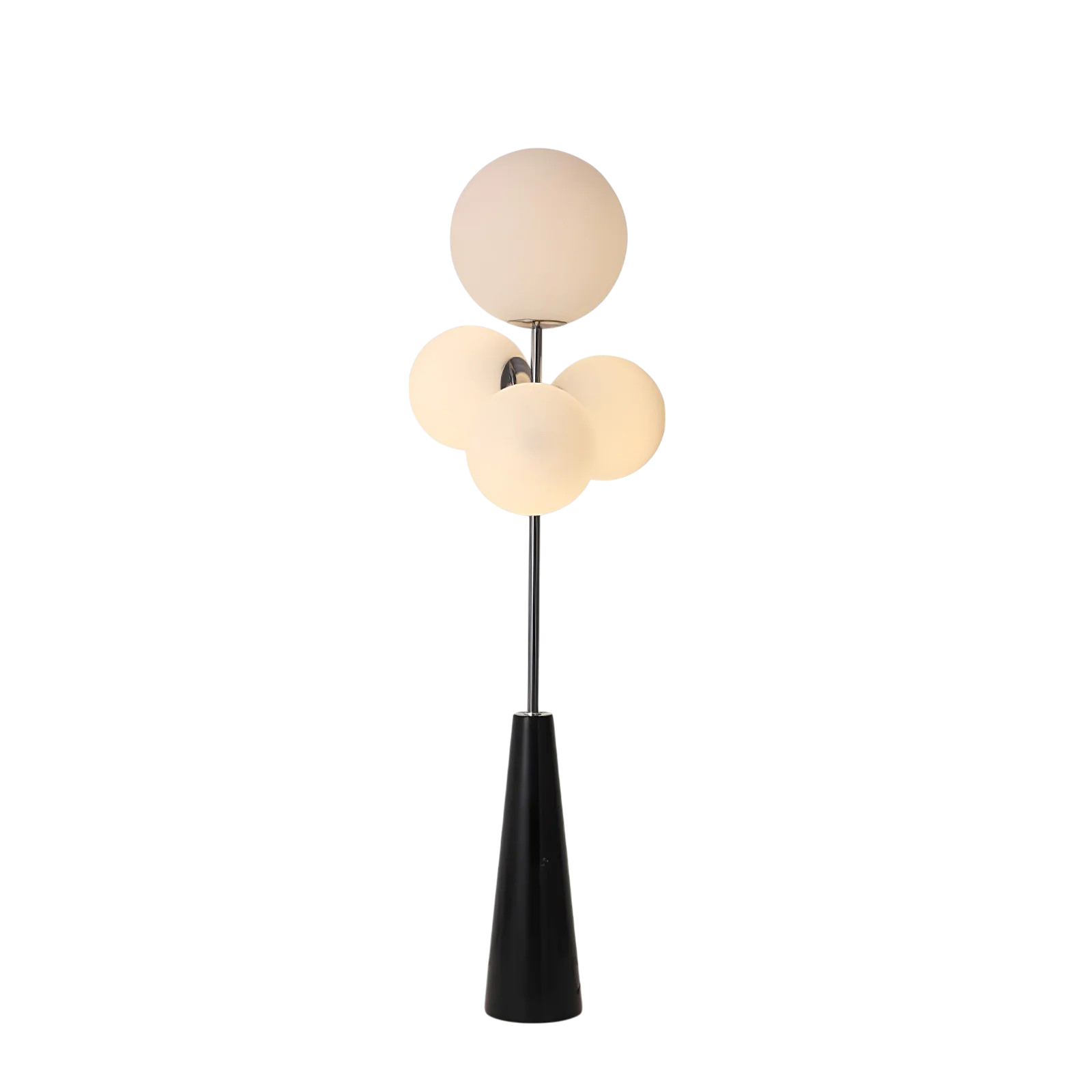 Lampe sur Pied Sculpturale - Design Inspiré de la Lave et Éclairage Chaleureux