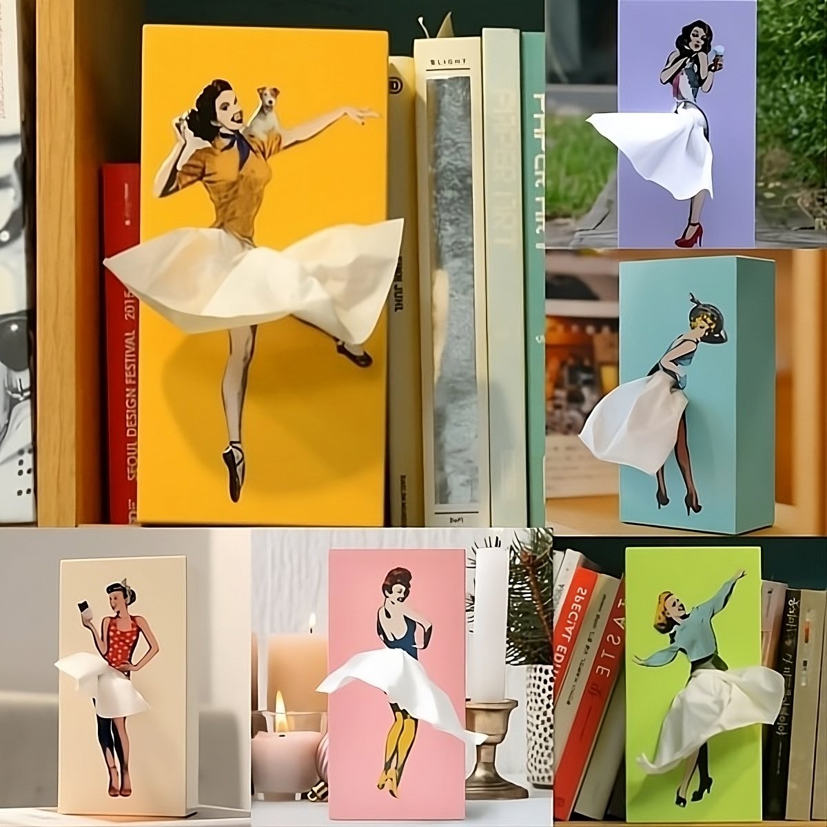 Distributeur de Mouchoirs Décoratif - Design Ludique et Personnalisable