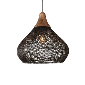 Lampe Suspendue Japonaise en Bambou - Design Élégant et Apaisant