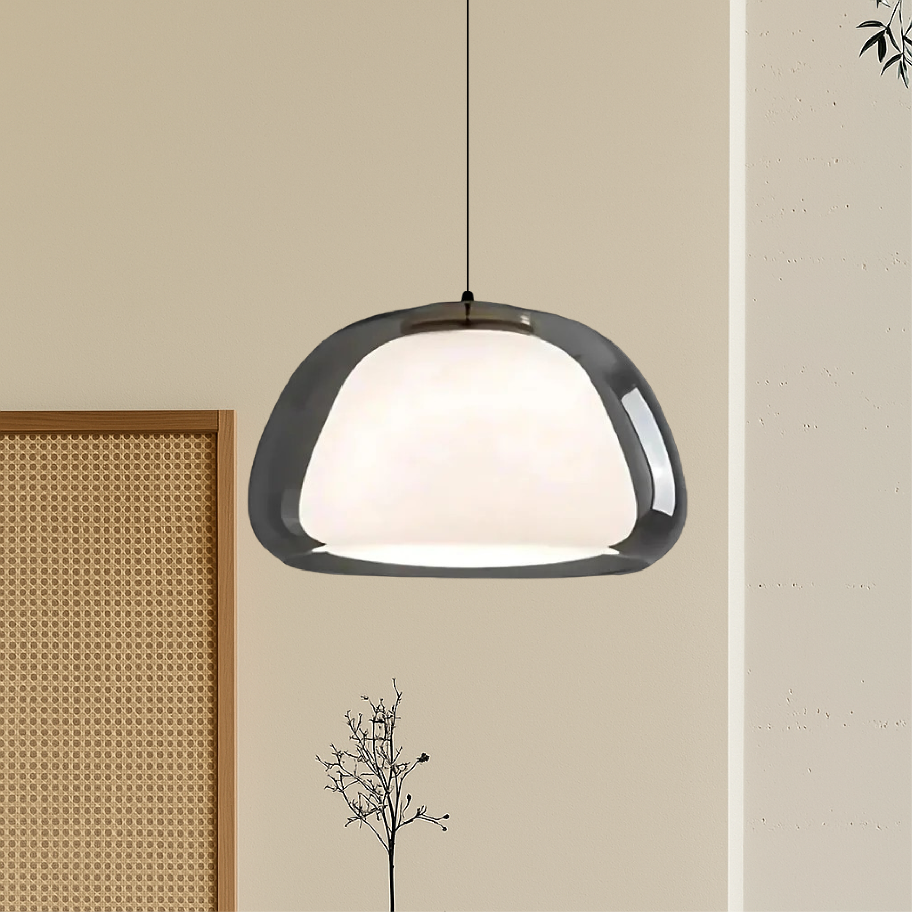 Lampe Suspendue en Verre - Design Élégant et Contemporain