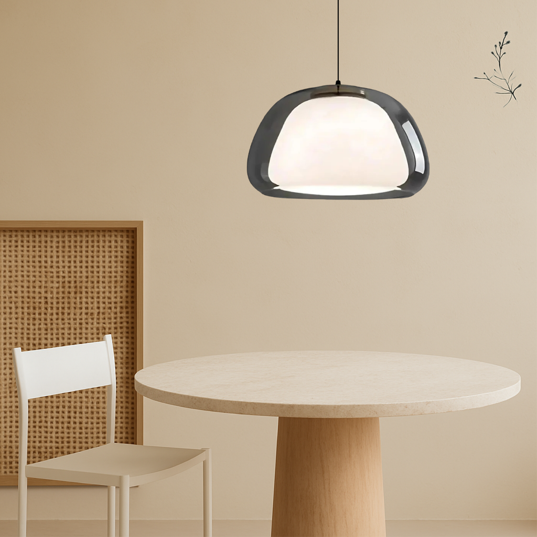 Lampe Suspendue en Verre - Design Élégant et Contemporain