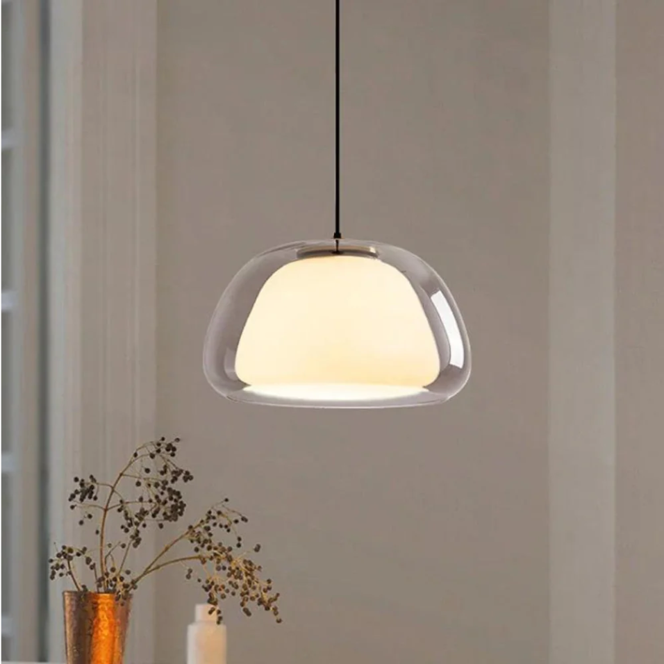 Lampe Suspendue en Verre - Design Élégant et Contemporain
