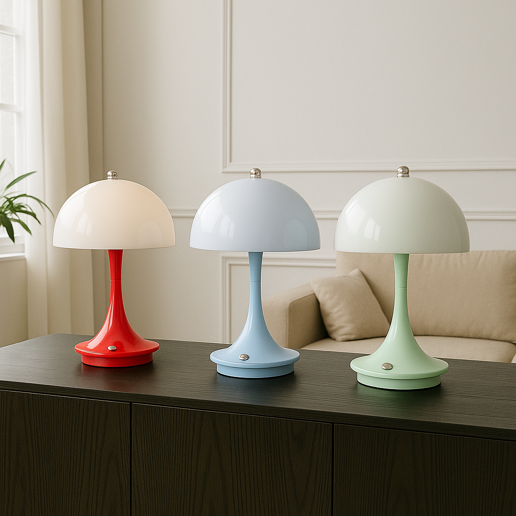 Lampe de Table Champignon Moderne - Design Contemporain et Éclairage Chaleureux