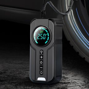Compresseur d'air Portable pour Voiture - Gonflage Rapide et Démarreur de Secours