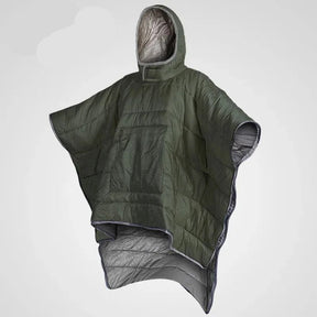 Poncho de Camping Multifonction - Chaud, Léger et Pratique pour Aventures
