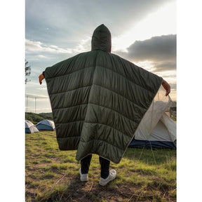 Poncho de Camping Multifonction - Chaud, Léger et Pratique pour Aventures