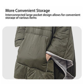 Poncho de Camping Multifonction - Chaud, Léger et Pratique pour Aventures