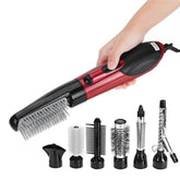 Brosse à Air Chaud Rotative - Coiffage 2-en-1 pour Volume et Brillance
