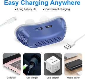 Dispositif Micro CPAP Portable - Sommeil Réparateur en Voyage