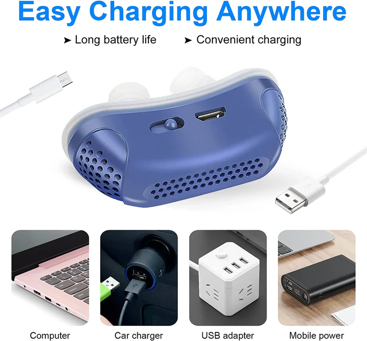 Dispositif Micro CPAP Portable - Sommeil Réparateur en Voyage