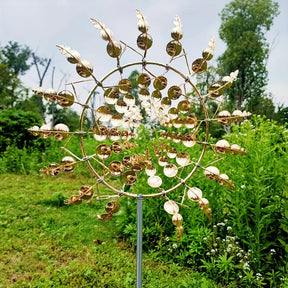 Tourbillon Éolien en Métal - Décoration Vibrante pour Jardin Extérieur