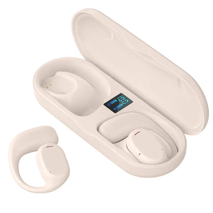 Casque Bluetooth Open Ear Léger - Confort et Sécurité pour Activités Extérieures