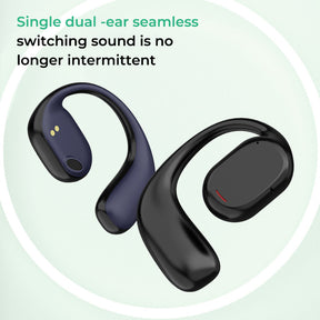 Casque Bluetooth Open Ear Léger - Confort et Sécurité pour Activités Extérieures
