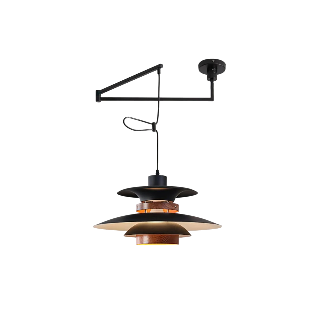 Suspension à Bras Pivotant Moderne - Design Scandinave et Réglable