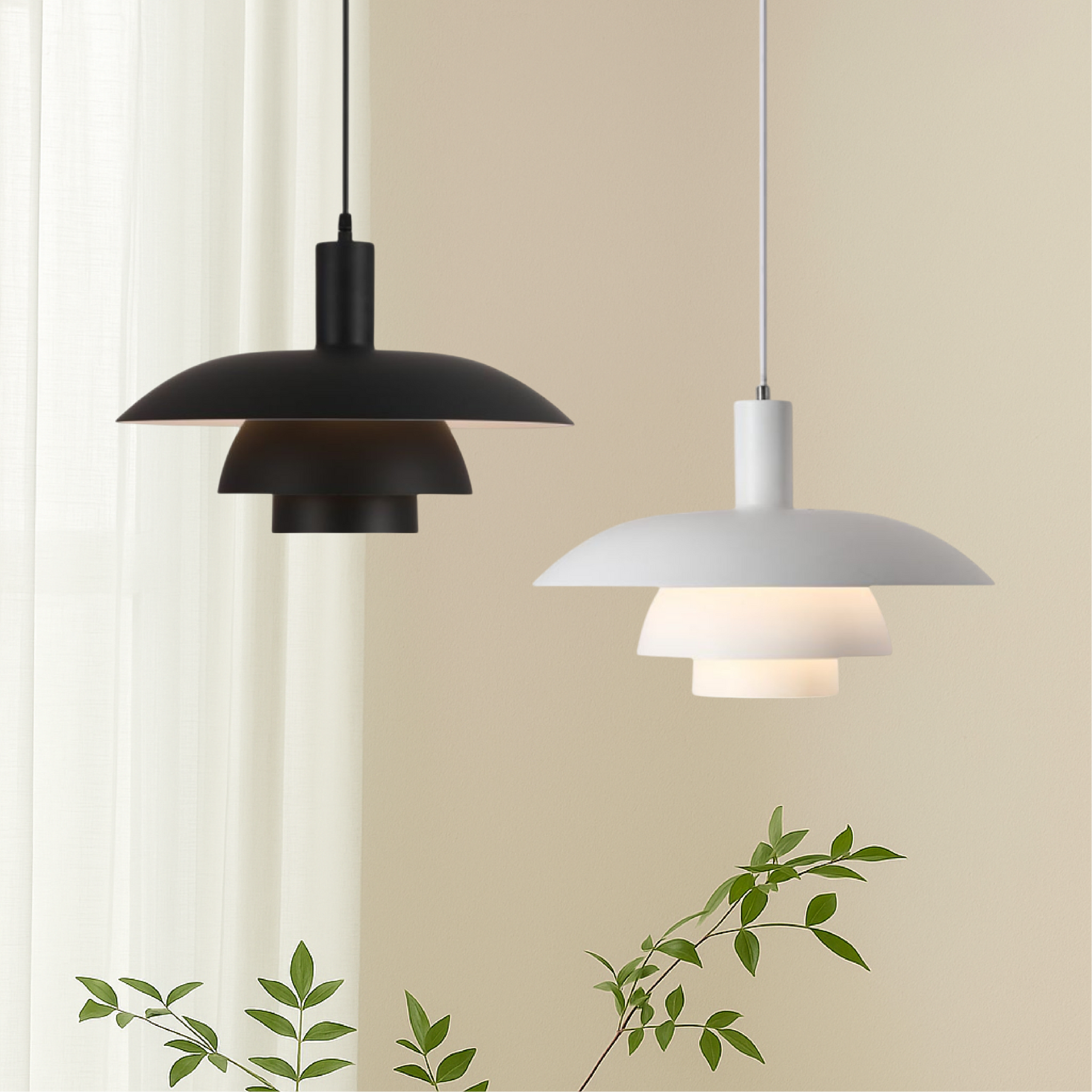Lampe Suspendue Danoise - Élégance Scandinave et Éco-Responsable