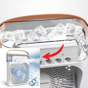 Refroidisseur d'air Compact et Portable - Brise Douce et Silencieuse partout