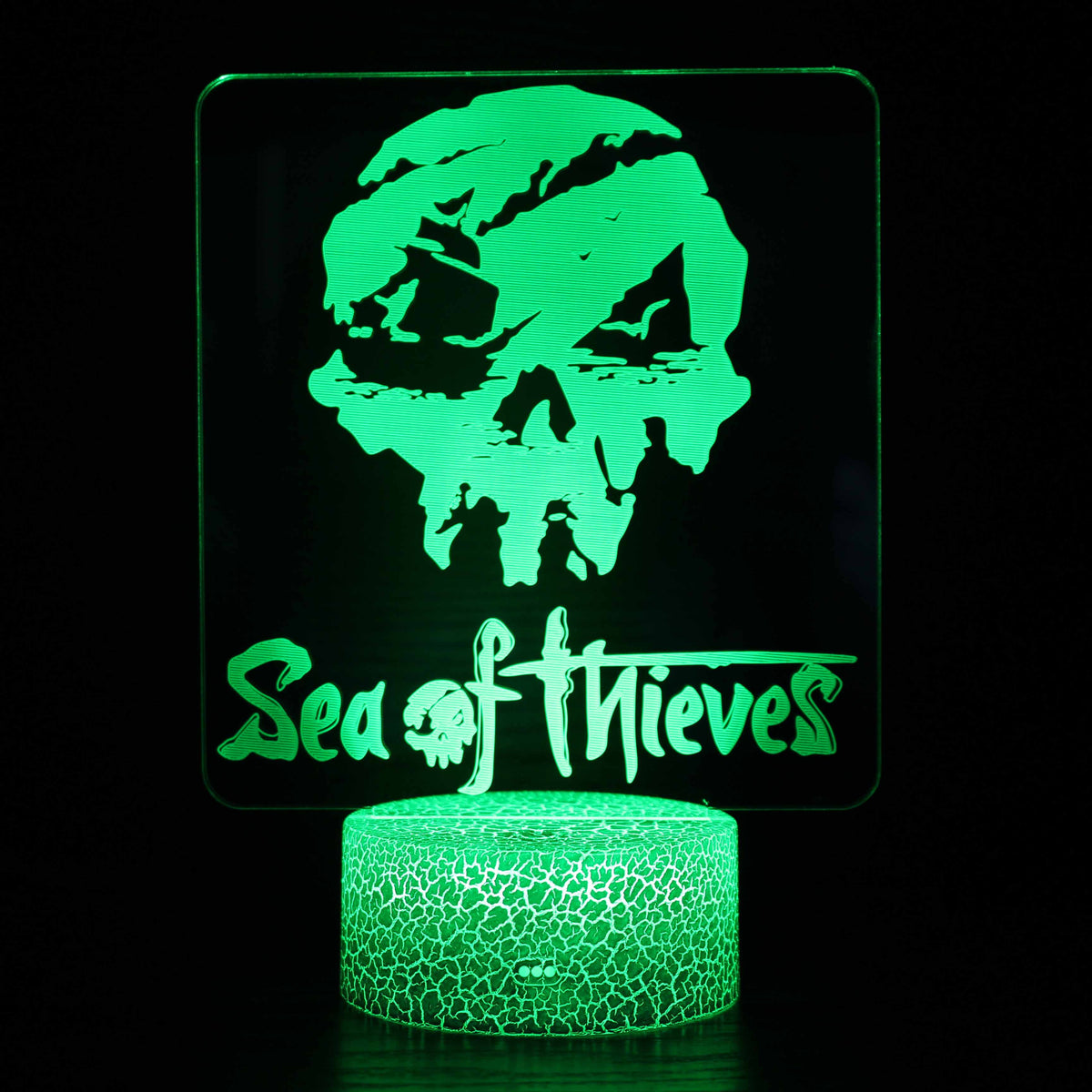 Lampe de Nuit LED 3D - Illusion Optique Colorée et Tactile