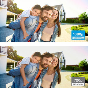 Caméra de Sonnette Vidéo 1080P - IA Avancée et Audio Bidirectionnel