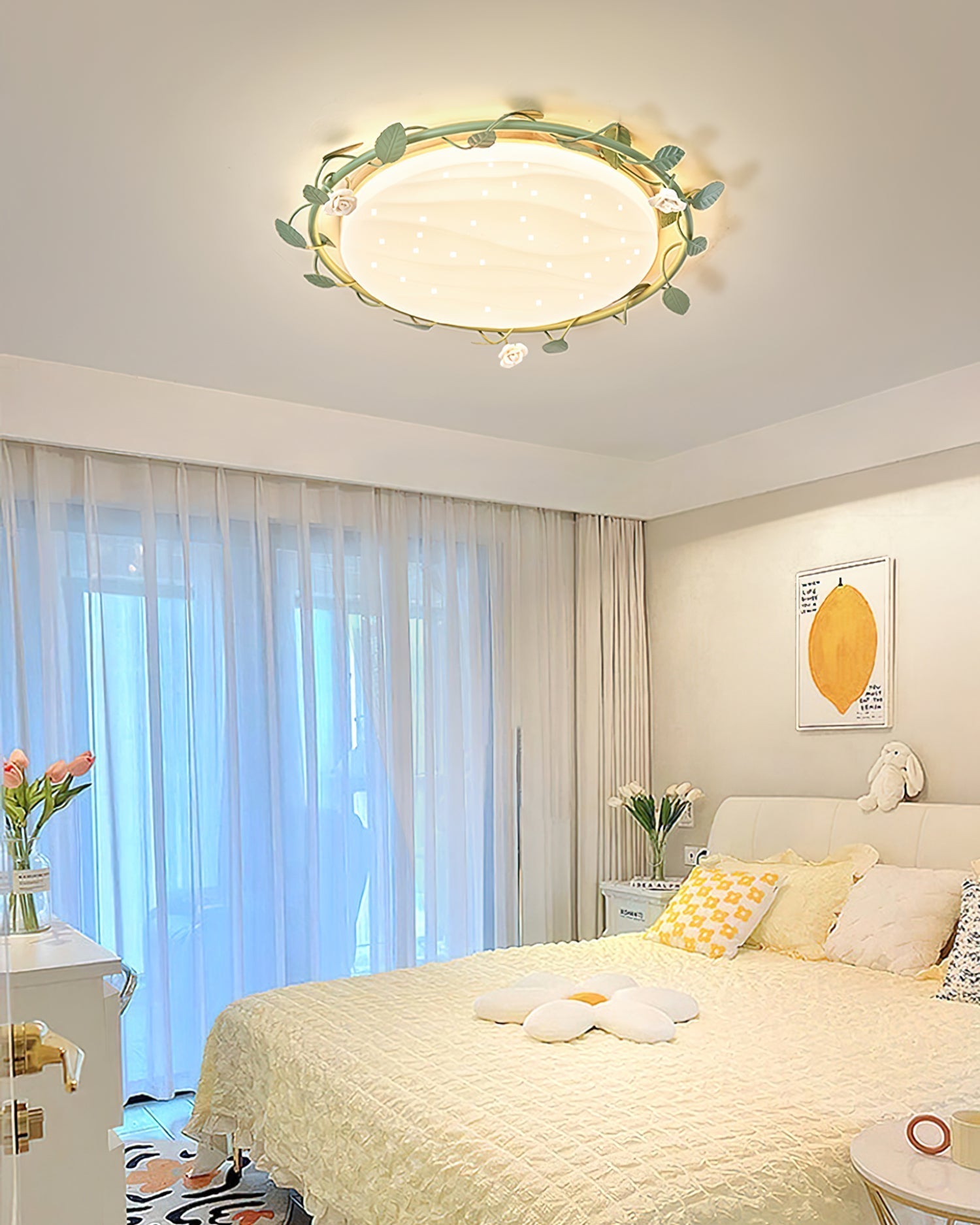 Lampe de Plafond Élégante - Ambiance Romantique et Chaleureuse