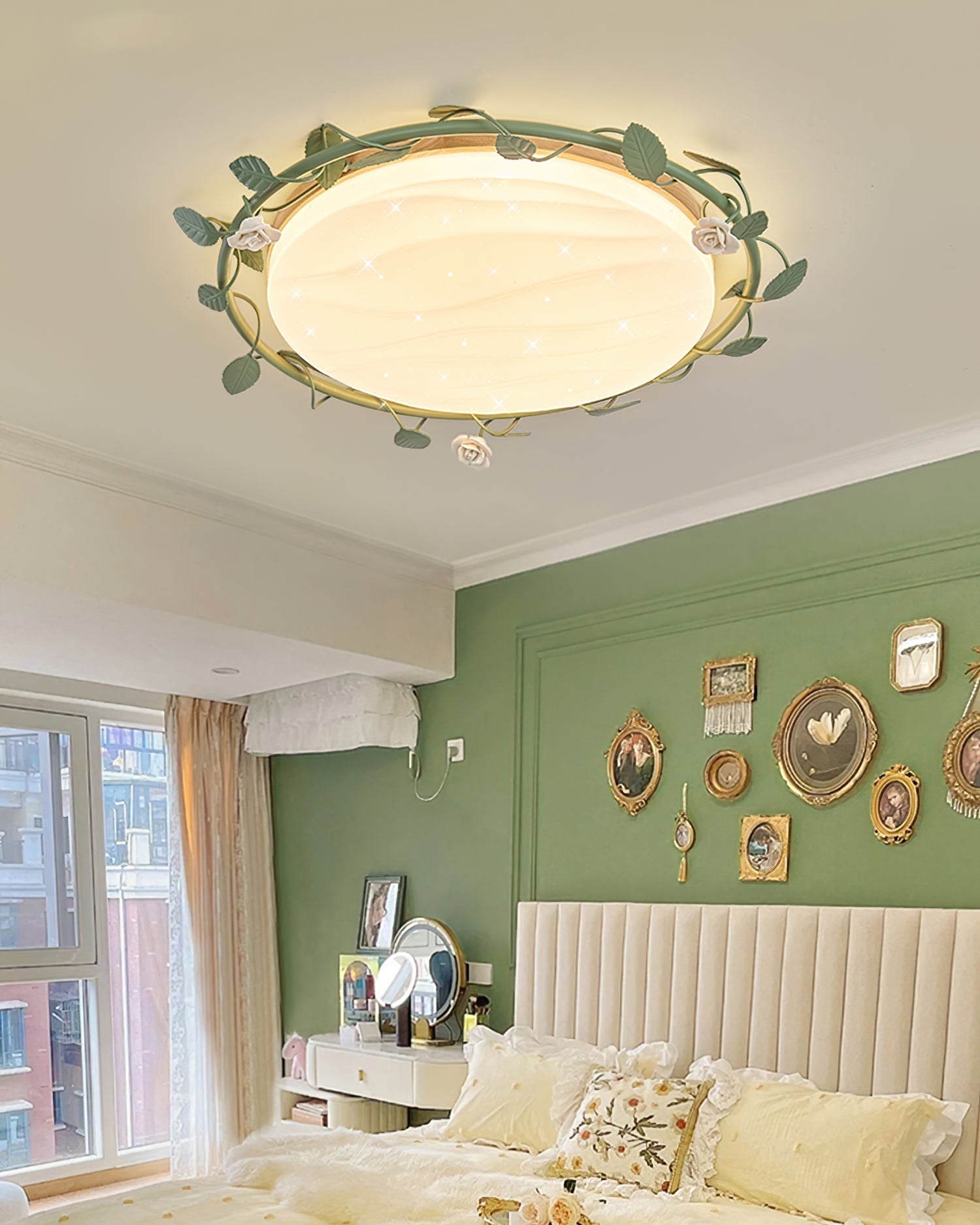 Lampe de Plafond Élégante - Ambiance Romantique et Chaleureuse