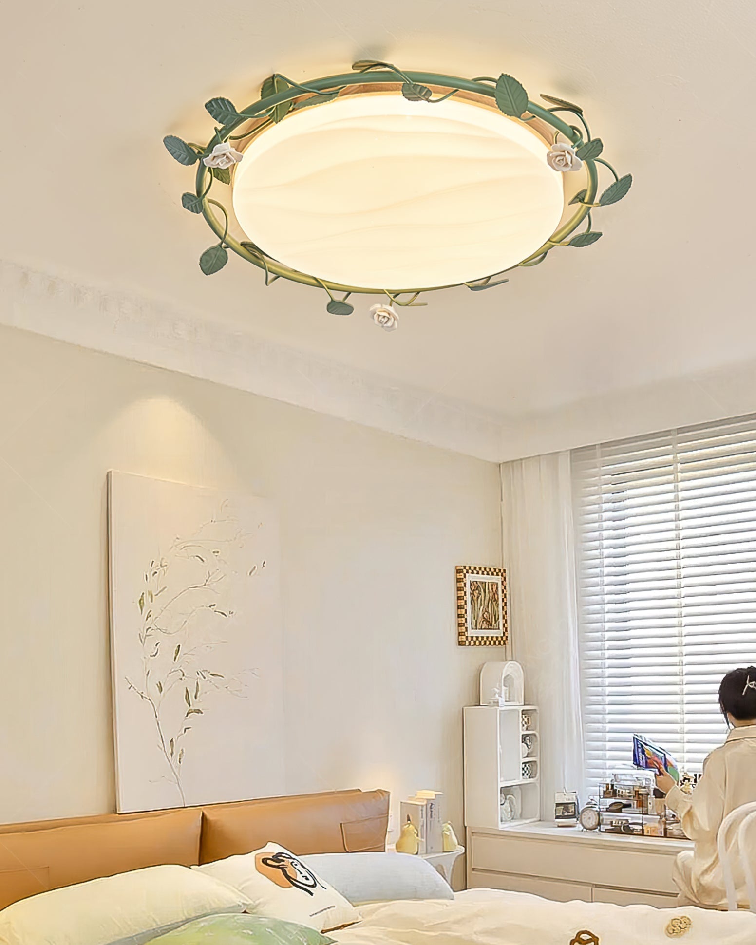 Lampe de Plafond Élégante - Ambiance Romantique et Chaleureuse