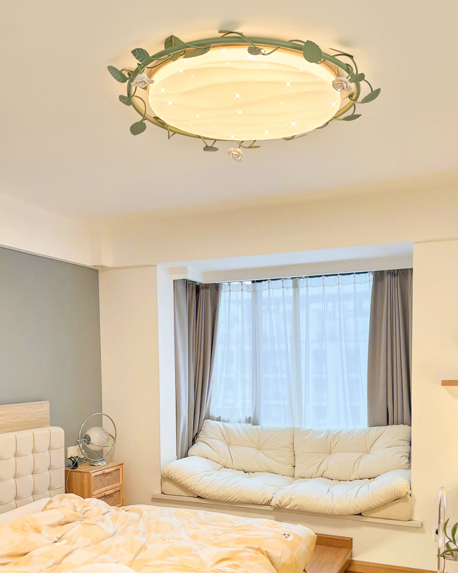 Lampe de Plafond Élégante - Ambiance Romantique et Chaleureuse