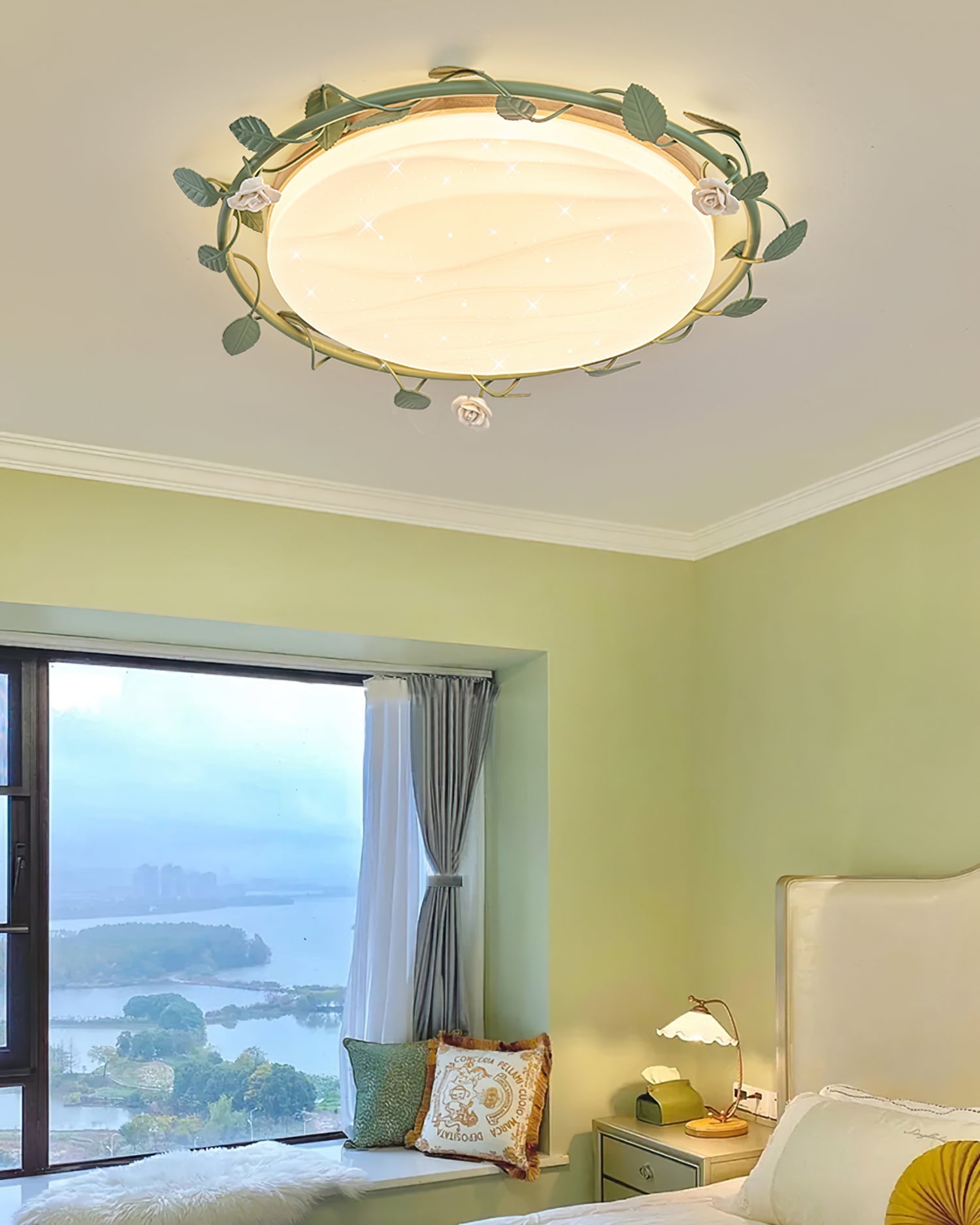 Lampe de Plafond Élégante - Ambiance Romantique et Chaleureuse