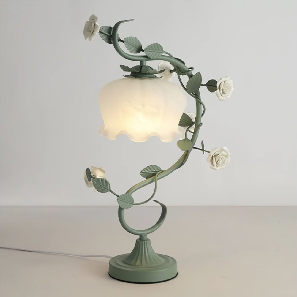 Lampe de Table Design Floral - Élégance et Durabilité pour Votre Intérieur