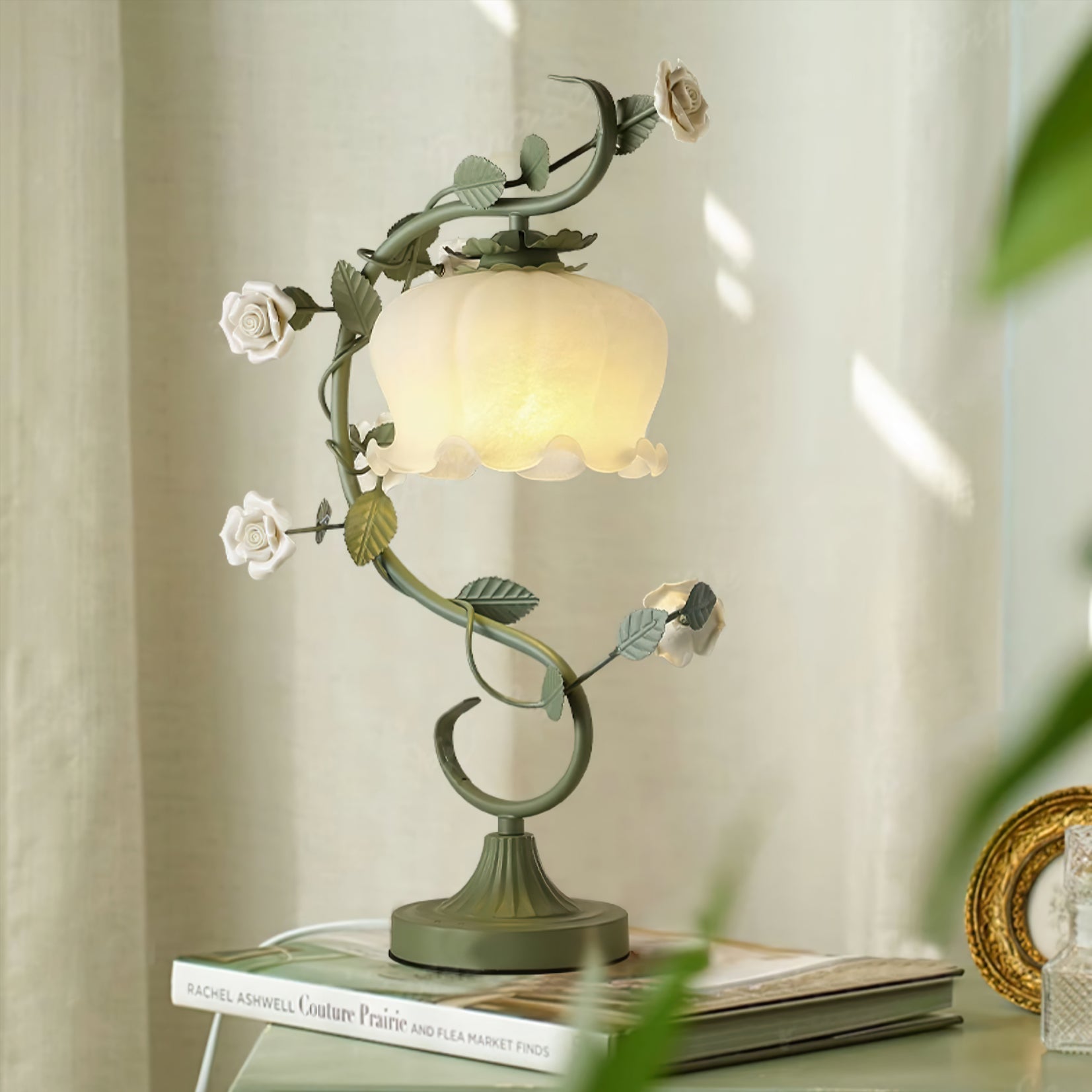 Lampe de Table Design Floral - Élégance et Durabilité pour Votre Intérieur