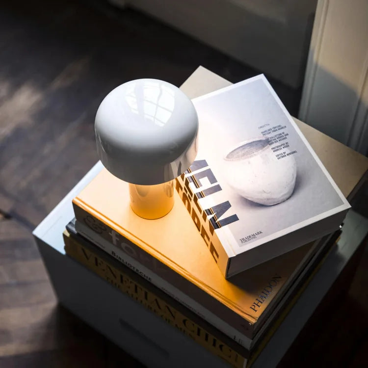 Lampe de Table Champignon Élégante - Éclairage Sans Fil et Rechargeable