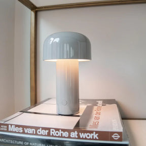 Lampe de Table Champignon Élégante - Éclairage Sans Fil et Rechargeable