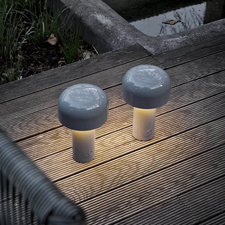 Lampe de Table Champignon Élégante - Éclairage Sans Fil et Rechargeable