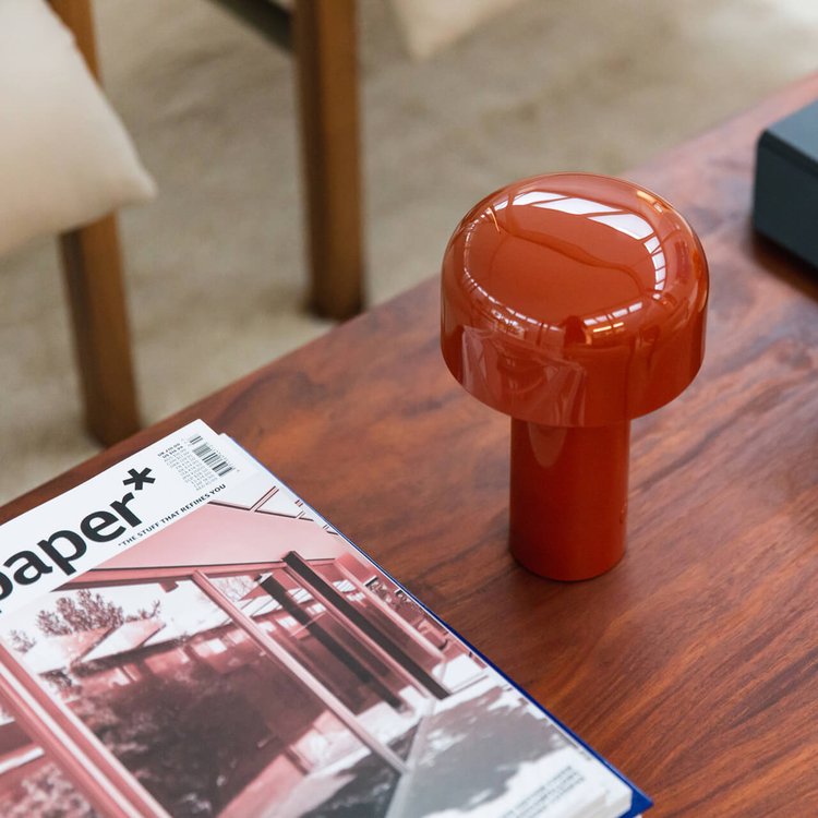Lampe de Table Champignon Élégante - Éclairage Sans Fil et Rechargeable