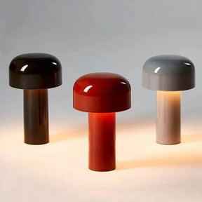 Lampe de Table Champignon Élégante - Éclairage Sans Fil et Rechargeable