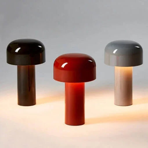 Lampe de Table Champignon Élégante - Éclairage Sans Fil et Rechargeable