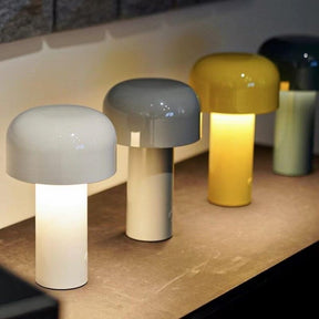 Lampe de Table Champignon Élégante - Éclairage Sans Fil et Rechargeable