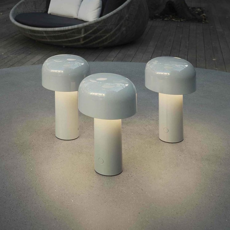 Lampe de Table Champignon Élégante - Éclairage Sans Fil et Rechargeable