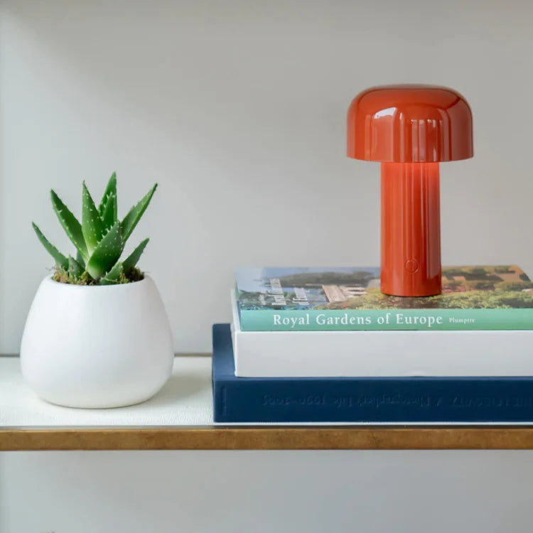 Lampe de Table Champignon Élégante - Éclairage Sans Fil et Rechargeable