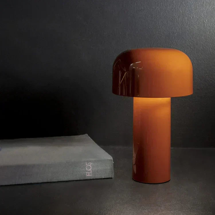 Lampe de Table Champignon Élégante - Éclairage Sans Fil et Rechargeable