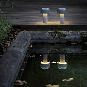 Lampe de Table Champignon Élégante - Éclairage Sans Fil et Rechargeable