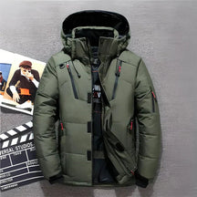 Parka d'Hiver pour Hommes - Doublure Thermique et Poches Fonctionnelles