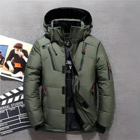 Parka d'Hiver pour Hommes - Doublure Thermique et Poches Fonctionnelles