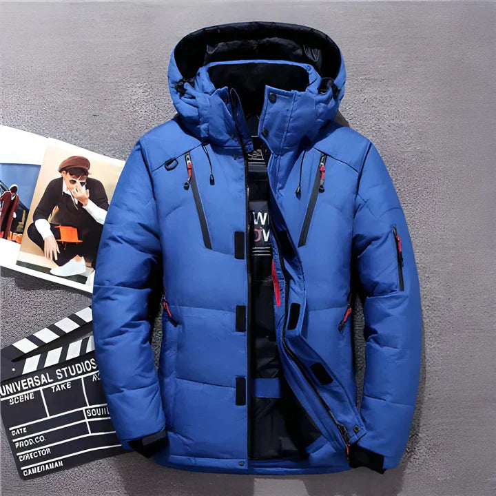Parka d'Hiver pour Hommes - Doublure Thermique et Poches Fonctionnelles